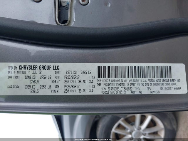 2013 DODGE JOURNEY 3C4PDCBB1DT501832 Photo 8