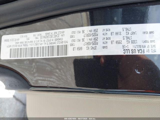 2016 CHRYSLER TOWN & COUNTRY 2C4RC1BG1GR284155 Photo 8