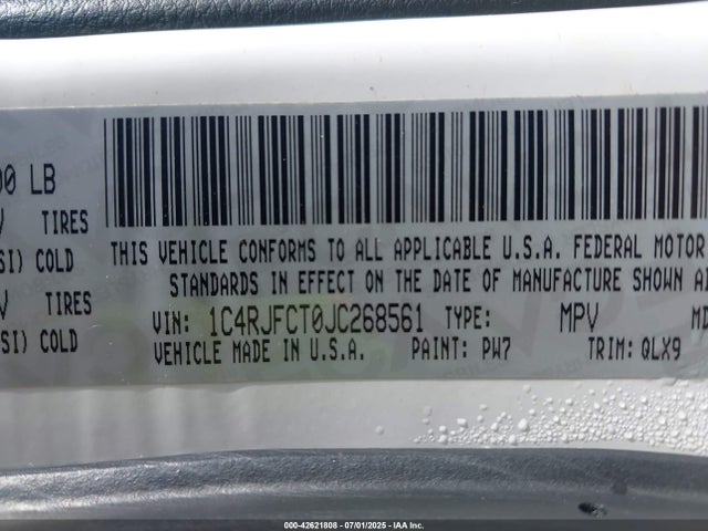 2018 JEEP GRAND CHEROKEE 1C4RJFCT0JC268561 Photo 8