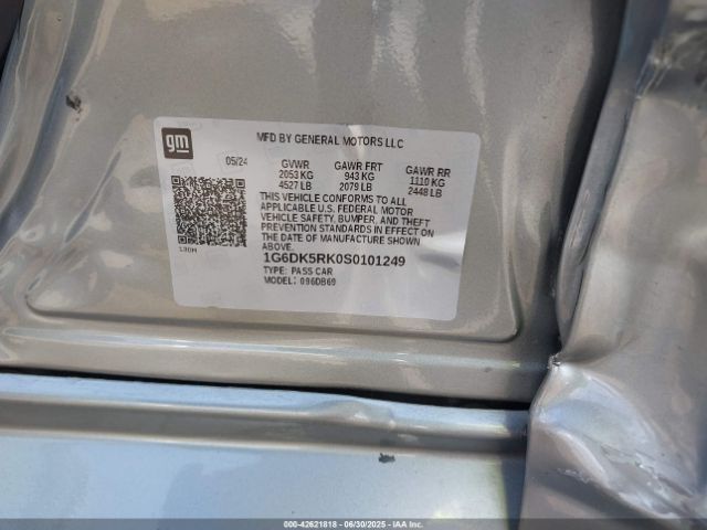 2025 CADILLAC CT4 1G6DK5RK0S0101249 Photo 8