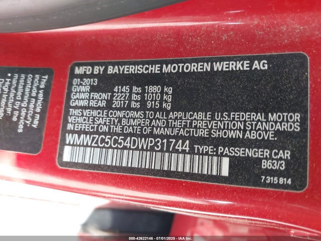 2013 MINI COUNTRYMAN WMWZC5C54DWP31744 Photo 8