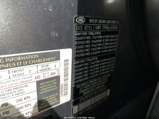 2014 LAND ROVER RANGE ROVER SPORT SALWR2VF4EA304564 Photo 8