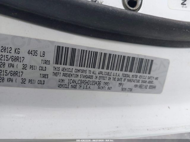 2017 JEEP COMPASS 1C4NJCBA5HD123436 Photo 8