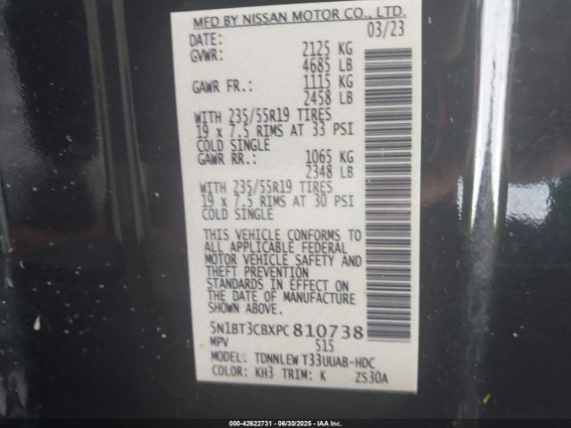 2023 NISSAN ROGUE 5N1BT3CBXPC810738 Photo 8