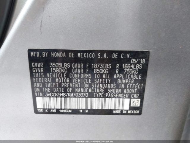2019 HONDA FIT 3HGGK5H87KM703970 Photo 8