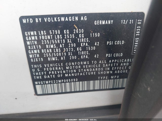 Volkswagen ID.4 2021 WVGTMPE22MP065090 Image 9