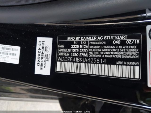 2018 MERCEDES-BENZ E 300 WDDZF4JB9JA425814 Photo 8