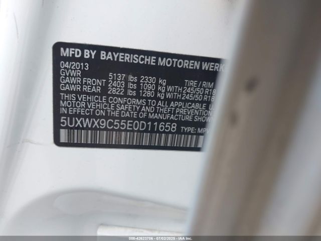 2014 BMW X3 5UXWX9C55E0D11658 Photo 8