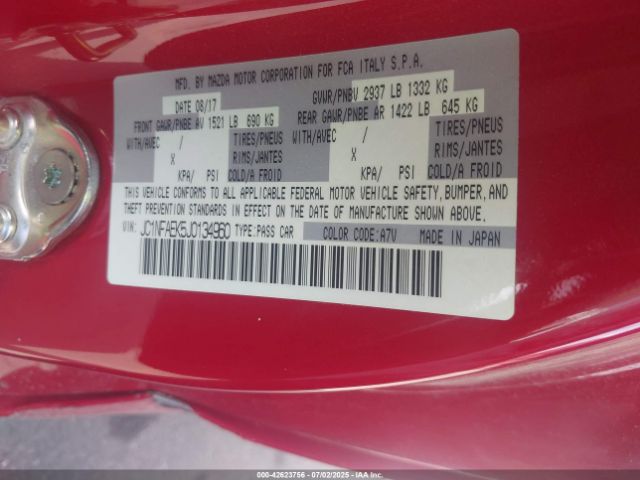 2018 FIAT 124 SPIDER JC1NFAEK5J0134960 Photo 8