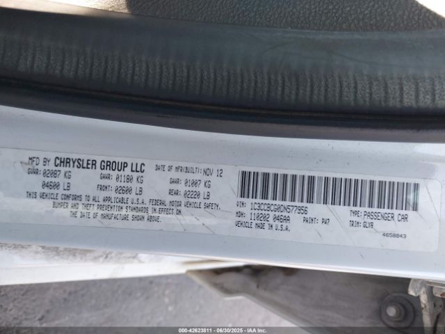 2013 CHRYSLER 200 1C3CCBCG0DN577956 Photo 8