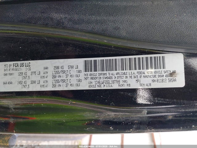 Jeep Wrangler 2016 1C4BJWFG5GL187709 Image 9