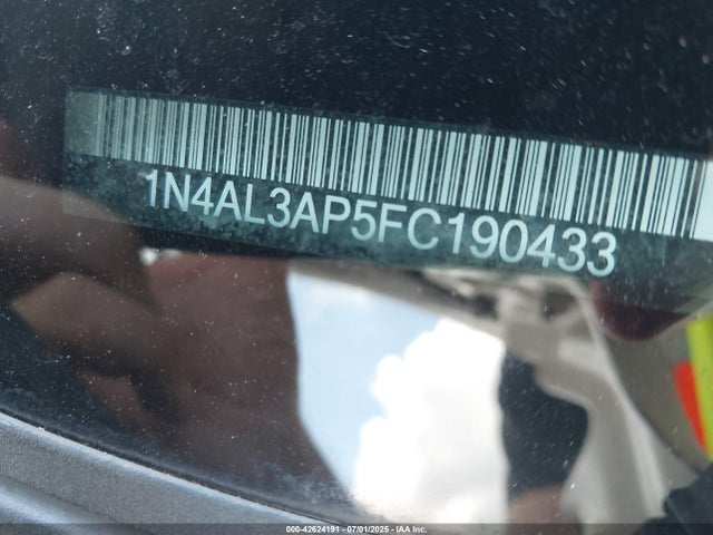 Nissan Altima 2015 1N4AL3AP5FC190433 Image 9