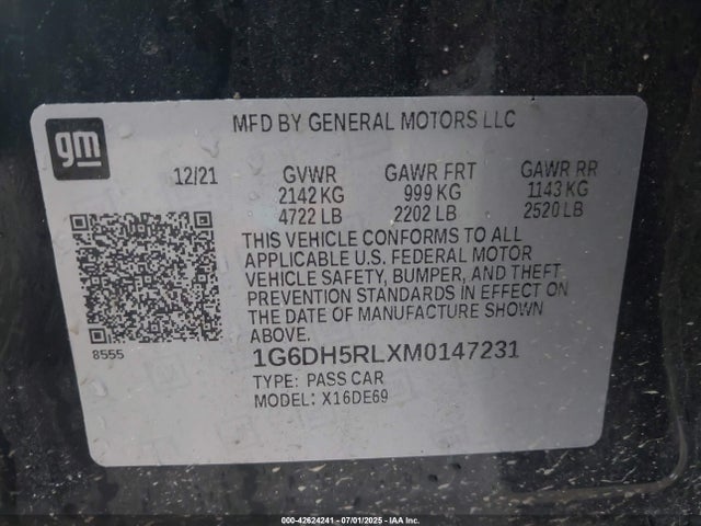 2021 CADILLAC CT4 1G6DH5RLXM0147231 Photo 8