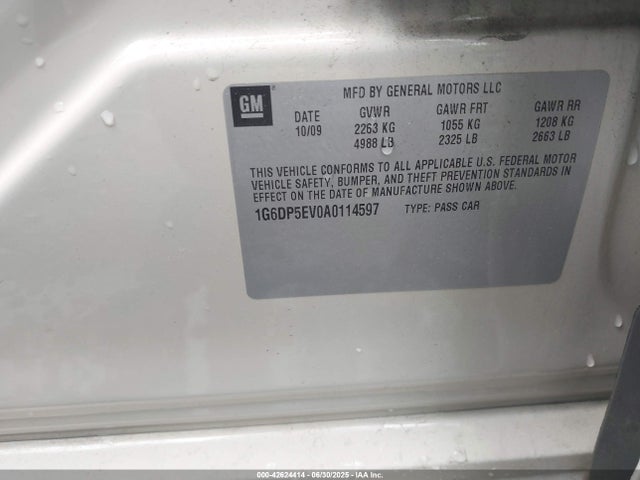 2010 CADILLAC CTS 1G6DP5EV0A0114597 Photo 8