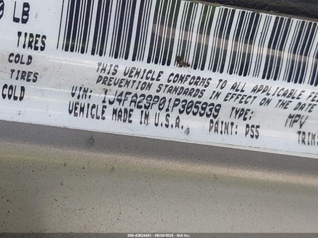 2001 JEEP WRANGLER 1J4FA29P01P305939 Photo 8