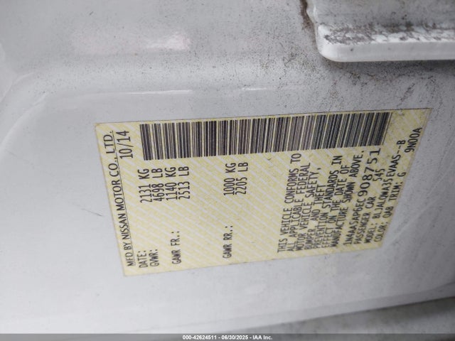 1N4AA5AP6EC908751 Nissan 2014