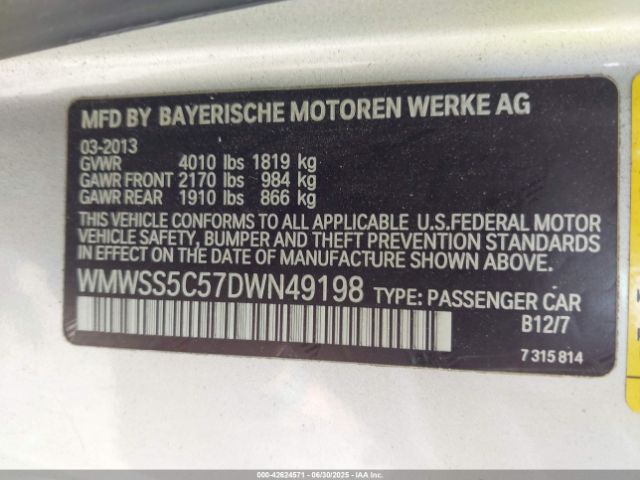 2013 MINI PACEMAN WMWSS5C57DWN49198 Photo 8