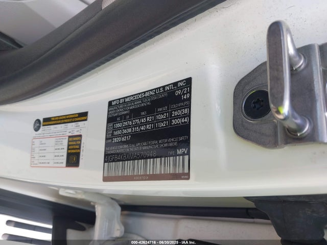 4JGFB4KBXMA570948 Mercedes-Benz m264