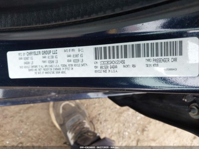 2012 CHRYSLER 200 1C3CCBCG4CN121456 Photo 8