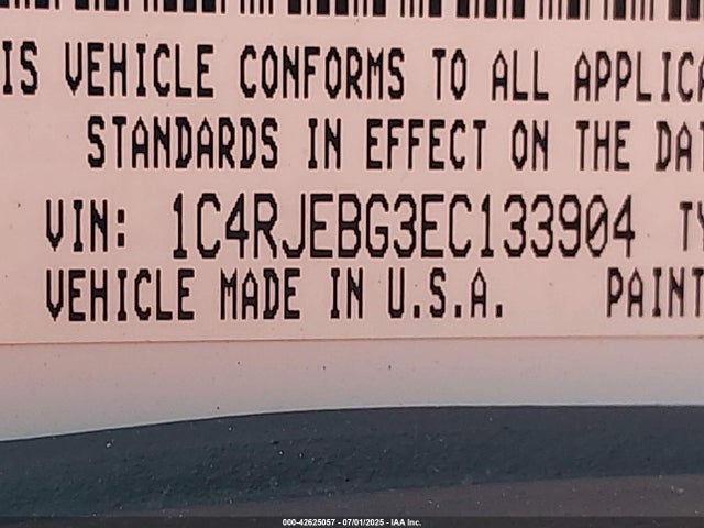 1C4RJEBG3EC133904 Jeep 2014