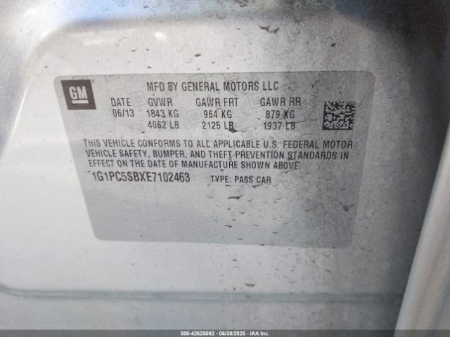 1G1PC5SBXE7102463 Chevrolet LUV