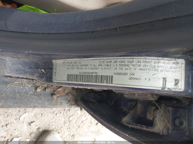 1998 AUDI A4 WAUCB28D6WA087591 Photo 8