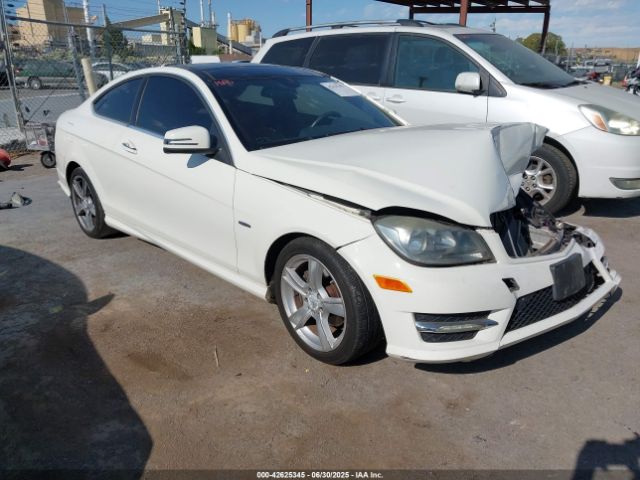 2012 MERCEDES-BENZ C 250 WDDGJ4HB6CF821734