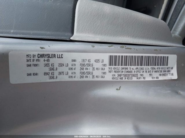 2009 CHRYSLER PT CRUISER 3A8FY58939T598225 Photo 8