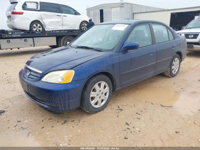 2003 HONDA CIVIC 1HGES25793L037067 Photo 1