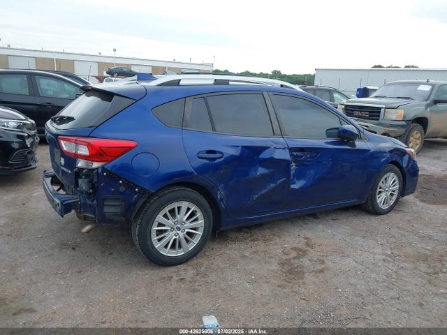 2018 Subaru Impreza 2.0i Premium მანქანა იყიდება აუქციონზე, vin: 4S3GTAD64J3720539, აუქციონის ნომერი: 42625605