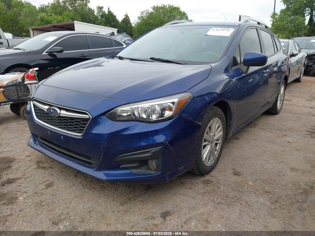 2018 Subaru Impreza 2.0i Premium მანქანა იყიდება აუქციონზე, vin: 4S3GTAD64J3720539, აუქციონის ნომერი: 42625605