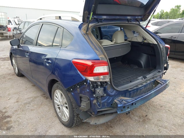 2018 Subaru Impreza 2.0i Premium მანქანა იყიდება აუქციონზე, vin: 4S3GTAD64J3720539, აუქციონის ნომერი: 42625605