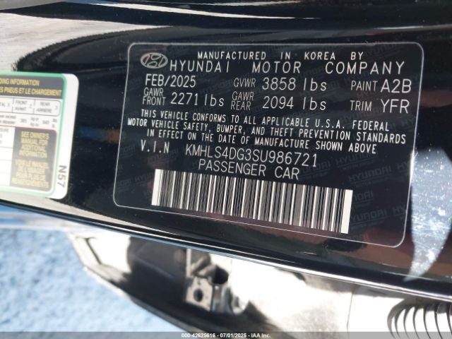 KMHLS4DG3SU986721 Hyundai mpi nu pe