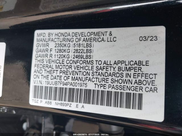 2023 ACURA TLX 19UUB7F94PA001975 Photo 8