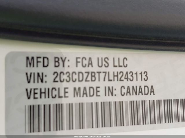 2020 DODGE CHALLENGER 2C3CDZBT7LH243113 Photo 8