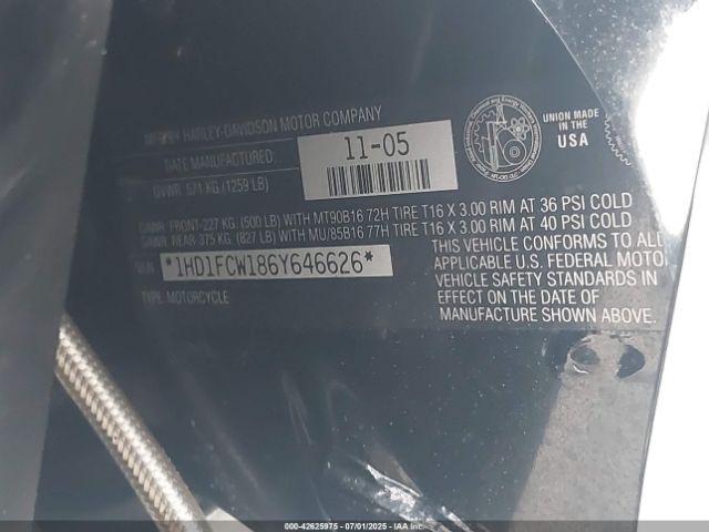 2006 HARLEY-DAVIDSON FLHTCUI 1HD1FCW186Y646626 Photo 9