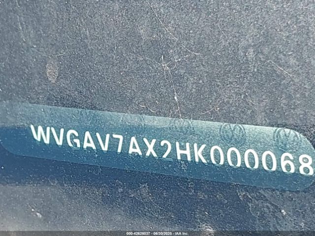 WVGAV7AX2HK000068 Volkswagen 2.0 tsi