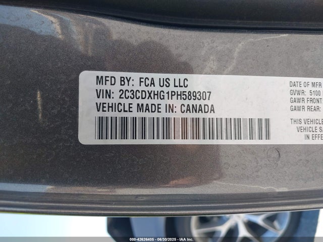 Dodge Charger 2023 2C3CDXHG1PH589307 Image 9