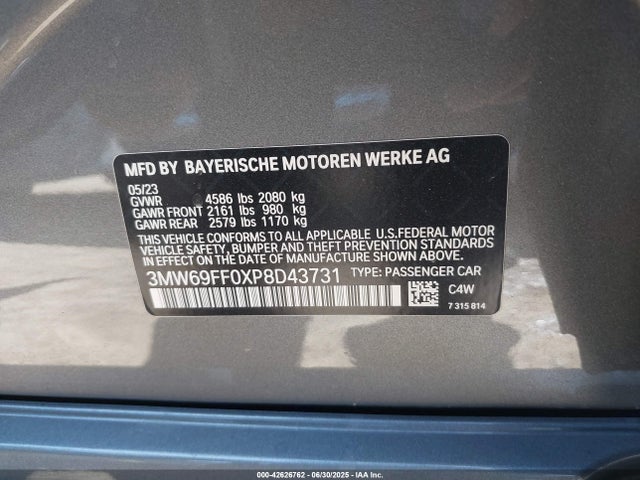 BMW 330I 2023 3MW69FF0XP8D43731 Image 9