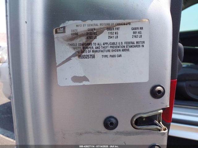 2G1WB5E35G1123918 Chevrolet lfx - sidi, vvt, e85 max, alum gm
