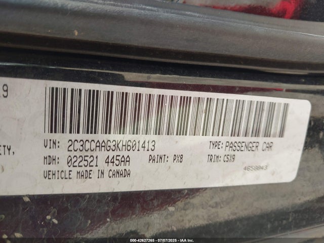 2C3CCAAG3KH601413 Chrysler 300