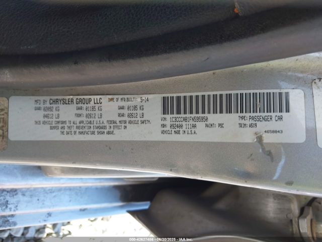 2015 CHRYSLER 200 1C3CCCAB1FN595950 Photo 8