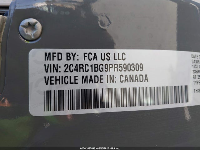 Chrysler Pacifica 2023 2C4RC1BG9PR590309 Image 9