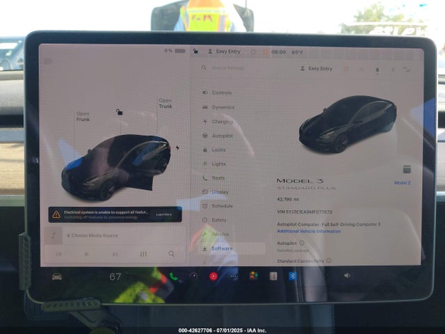 2021 TESLA MODEL 3 5YJ3E1EA9MF077673 Photo 6