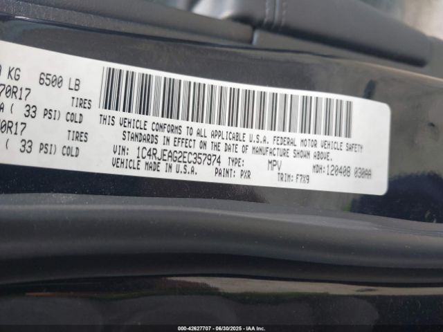 2014 JEEP GRAND CHEROKEE 1C4RJEAG2EC357974 Photo 8