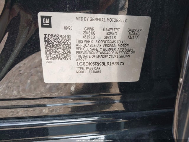 2020 CADILLAC CT4 1G6DK5RK8L0153973 Photo 8