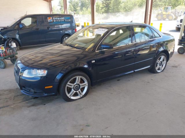 2008 AUDI A4 WAUDF78E28A093793 Photo 1