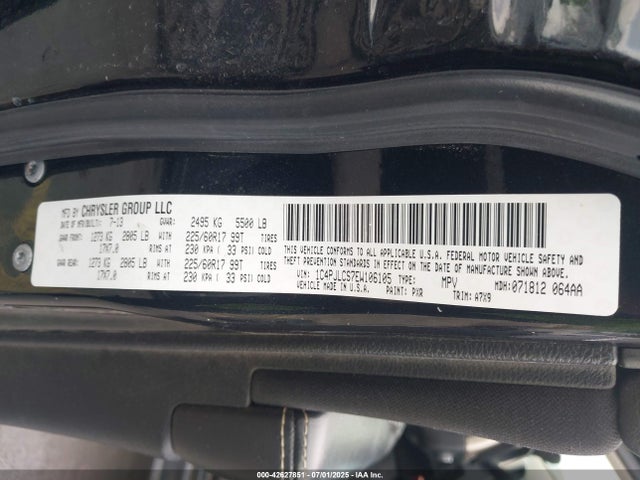 1C4PJLCS7EW106105 Jeep 2014