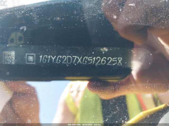 2016 CHEVROLET CORVETTE 1G1YG2D7XG5126258 Photo 8
