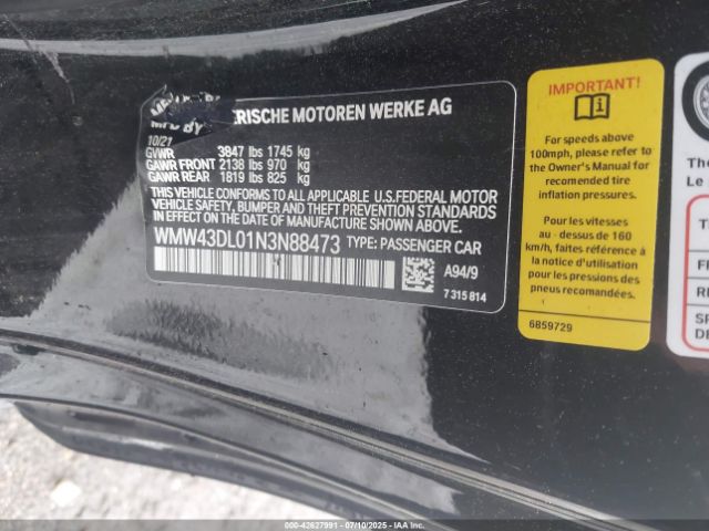 2022 MINI CONVERTIBLE WMW43DL01N3N88473 Photo 8